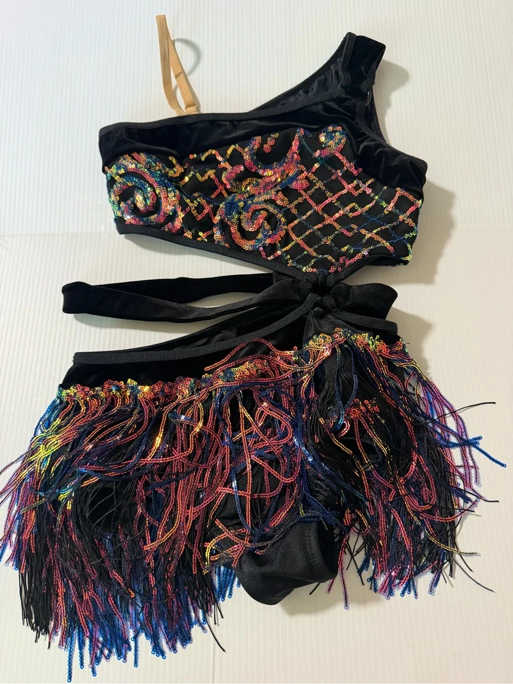 Tenth House solo contemporary open costume fringe TH26028 ZEALOUS LC-large child